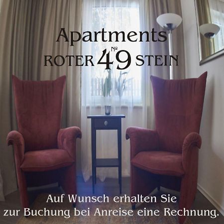 Apartment Am Roten Stein Erfurt Eksteriør bilde