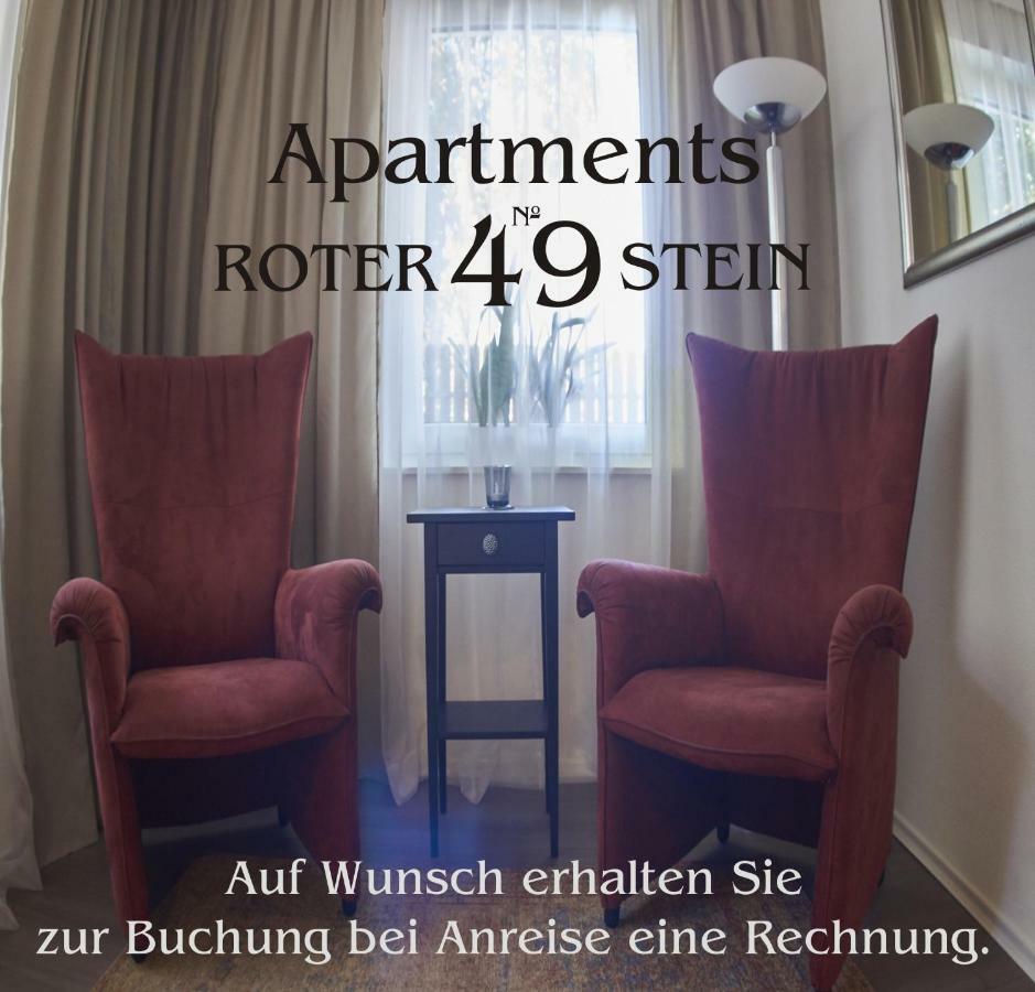 Apartment Am Roten Stein Erfurt Eksteriør bilde